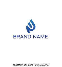 R Letter Logo Concept Modern abstract with negative space arrow vector design template