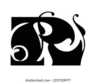 R letter logo creative design vector template.