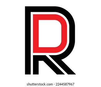 R Letter Logo Creative Design Vector Template