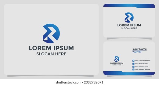R letter logo design for companies and agencies
