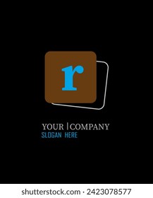 R Letter Logo Design. Creative Initials Letter Concept. R Symboldesign