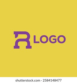 R Letter Logo Design. R Creative letter logo design vector, R Letter Initial Logo Design. R monogram Logo Unique Concept Vector.