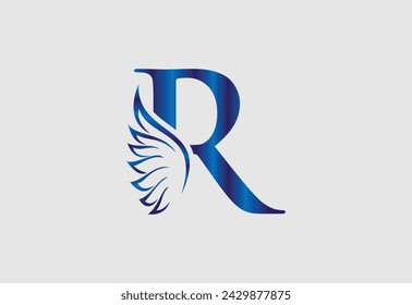 R letter logo design and monogram logo design
