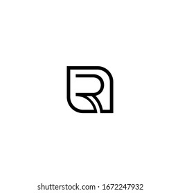 R Letter Logo Design Template