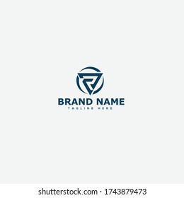 Vector de plantilla de diseño de logotipo de carta R