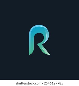 Plantilla de diseño de logotipo de letra R