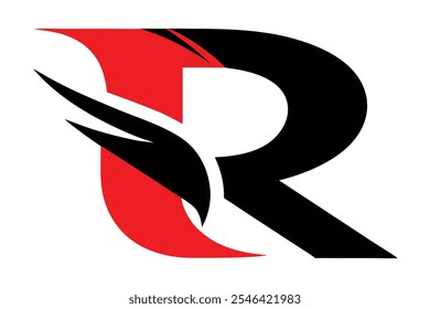 Plantilla de diseño de logotipo de letra R 