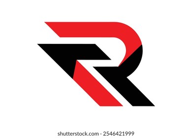 Plantilla de diseño de logotipo de letra R 