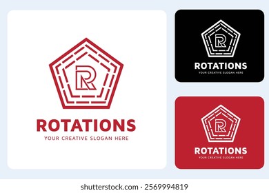 R Letter Logo Design Template