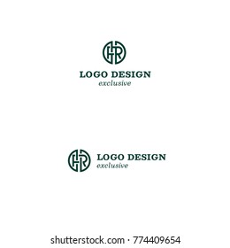 R letter Logo design template