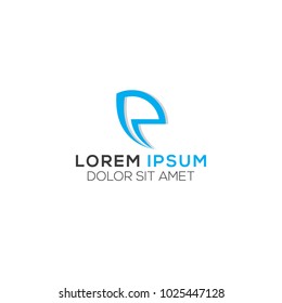 R Letter Logo Design Vector Template, Modern Illustration