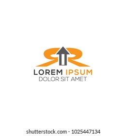 R Letter Logo Design Vector Template, Modern Illustration