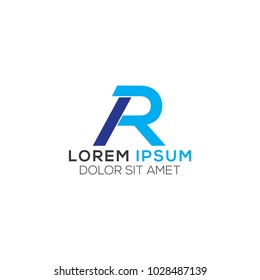 R Letter Logo Design Vector Template, Modern Illustration