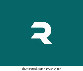 R letter logo design vector template