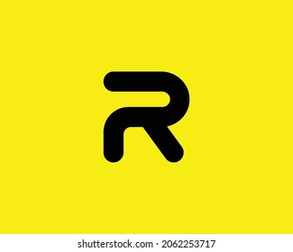 Plantilla vectorial de diseño de logotipo de letra R