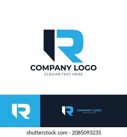 R letter logo design vector illustration template, R  logo vector, letter R logo vector, creative R letter logo