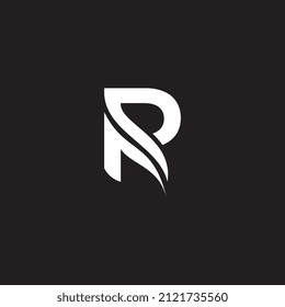 vector de diseño de logotipo de letra R