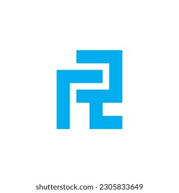 R letter logo design vector.