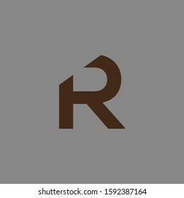 R letter logo design.Creative modern sing and symbol design.