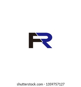 R LETTER LOGO FONT VECTOR
