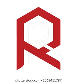 R letter logo graphic icon letter