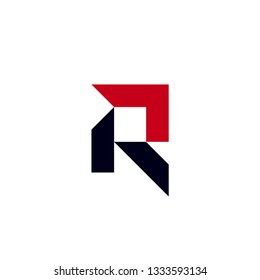 R letter logo or R icon