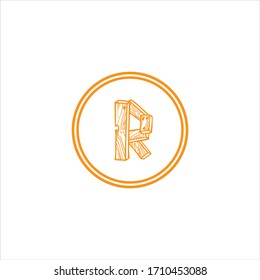R letter logo icon design