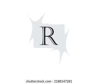 R Buchstaben Logo Symbol Design Vorlagenelemente.
