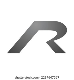 R letter logo icon template 3