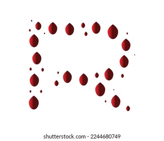 R-Buchstaben-Logo-Symbol, Vektorgrafik-Vorlagenelemente