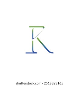 Logotipo de la letra R, icono, Ilustración vectorial