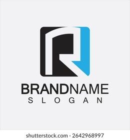 R letter logo, Letter R initials creative logo design