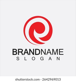 R letter logo, Letter R initials creative logo design