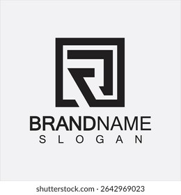 R letter logo, Letter R initials creative logo design