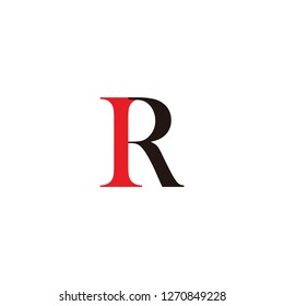 r letter logo. ir letter logo
