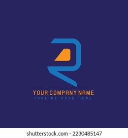 R letter R logo logotype R letter 