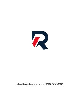 R letter logo. Modern logo idea sign. Universal emblem vector icon. R logo icon design template elements.