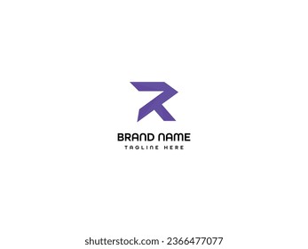 Vector monográfico del logotipo de la letra R