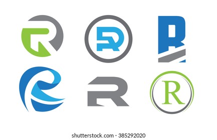 R Letter Logo Pack