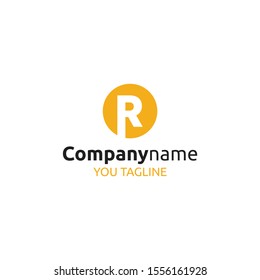 R letter logo simple and minimalist