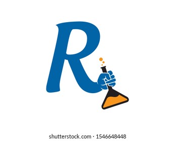 R Letter logo or symbol template design