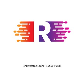 R Letter logo or symbol template design