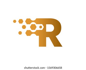 R Letter logo or symbol template design