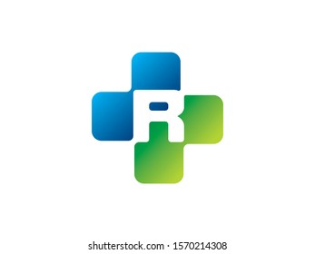 R Letter logo or symbol template design