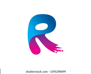 R Letter logo or symbol template design