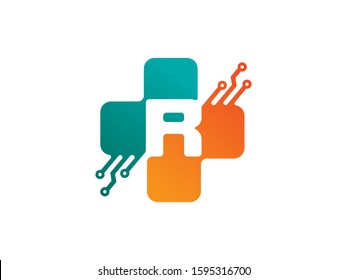 R Letter logo or symbol template design