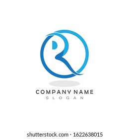 R letter Logo and symbol template illustration icon