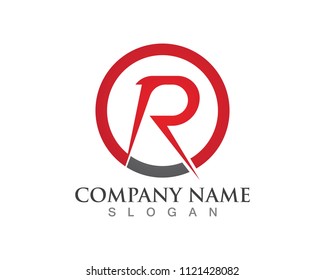 R Letter Logo Template