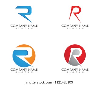 R Letter Logo Template