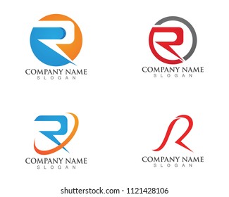 R Letter Logo Template